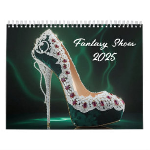 2025 elegante Kalender Fantasy Shoes