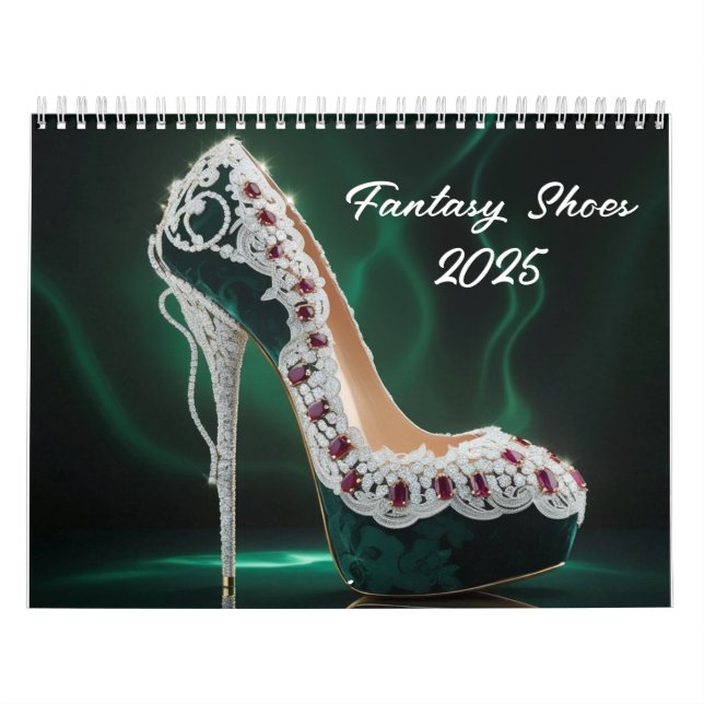 2025 elegante Kalender Fantasy Shoes (Titelbild)