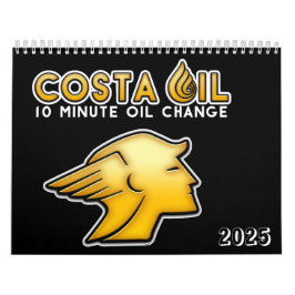 2025 Endgültiger Design Costa Oil Calendar Kalender