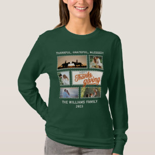 2025 Erntedank-Fotocollage-Familie - Matching T-Shirt