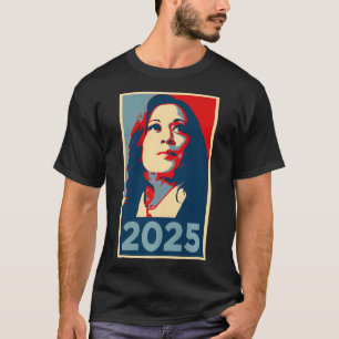 2025 Eröffnung Kamala Harris Obama Poster 47. T-Shirt