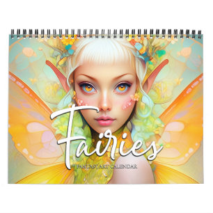 2025 Fairies Fantasy Art Kalender