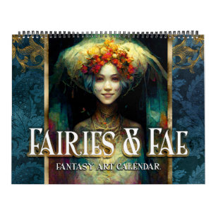 2025 Fairies & Fee 3 Fantasy Art Calendar Kalender
