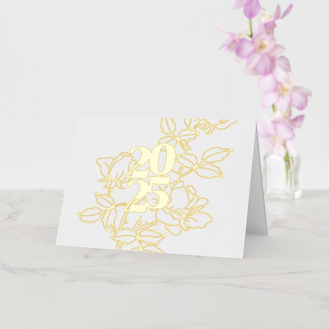 2025 Faltschachtel für florales Design (Orchidee)