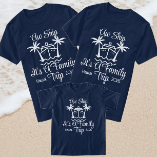 2025 Familienurlaub mit Schiff auf Familienreise T-Shirt