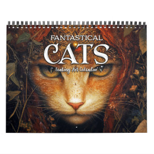 2025 Fantastical Cats 4 Fantasy Art Calendar Kalender