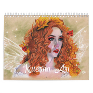 2025 Fantasy Art Calendar Caterina Kunst, Dichtung Kalender