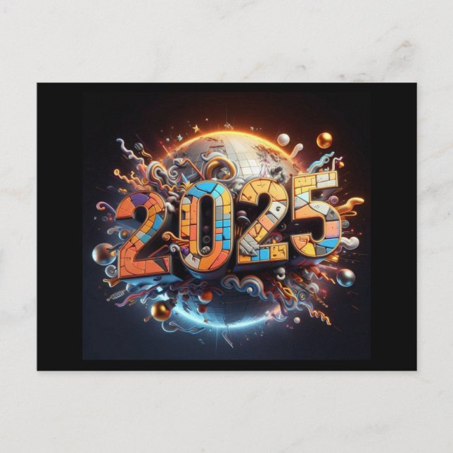 2025 FEIERTAGSPOSTKARTE (Vorderseite)