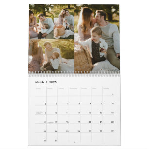 2025 Foto-Kalender für benutzerdefinierte Familien Kalender