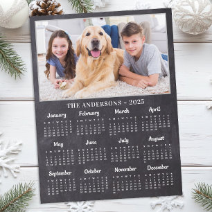 2025 Foto-Kalender für Rustikale Halbpension Famil Feiertagspostkarte