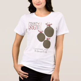 2025 Foto Weihnachtskarte Weihnachtskarte Weihnach Tri-Blend Shirt