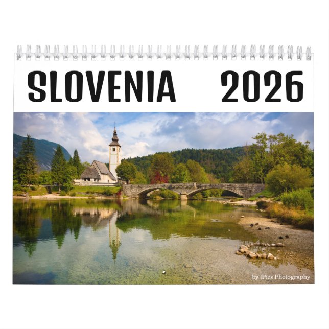 2025 Fotografie von Bled und Slowenien Kalender (Titelbild)