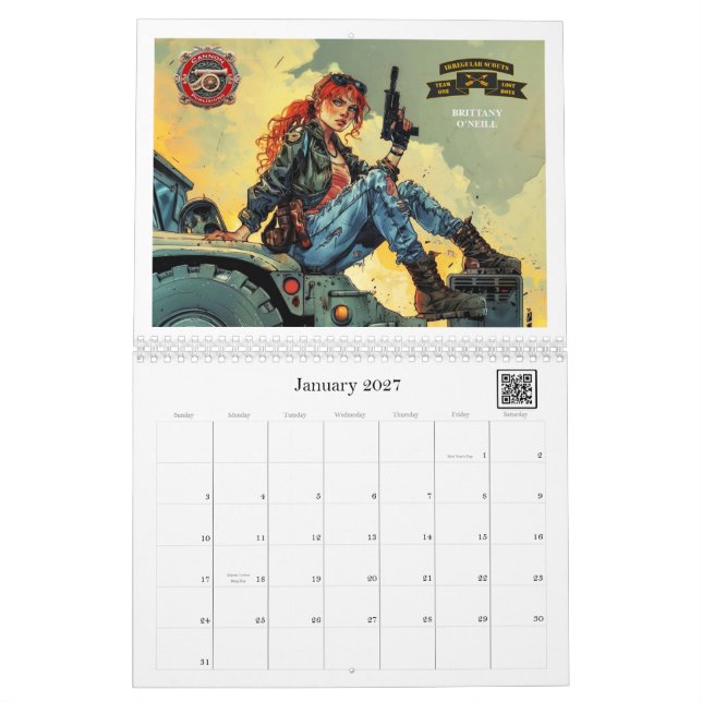 2025 Frauen im Kalender von Cannon (Jan 2027)