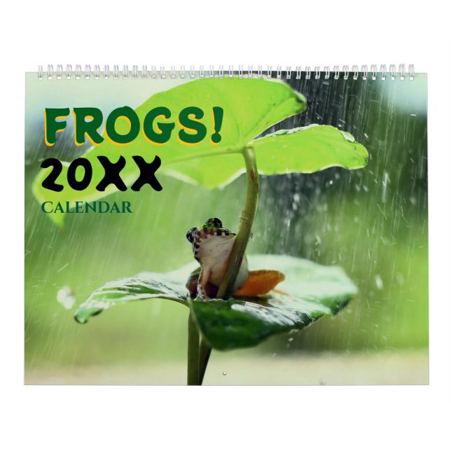 2025 Frösche im Naturwall-Kalender Kalender (Titelbild)