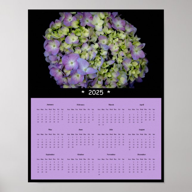 2025 Frühlingsblumen Wall Calendar Poster (Vorne)