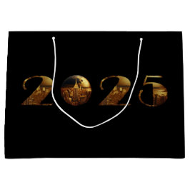 2025 Gold- Große Geschenktüte