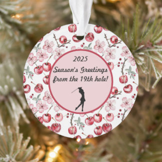 2025 Golf-Themed Saison - Grüße aus dem 19. Loch Ornament