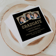 2025 Graduate 3-Foto Black and Gold