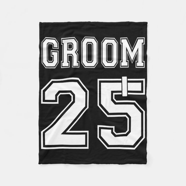 2025 Groom Engagement Party Matching Honeymoon Jus Fleecedecke (Vorderseite)