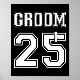 2025 Groom Engagement Party Matching Honeymoon Jus Poster