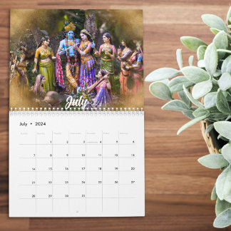 2025 Indian Hindu Deities Idol Gayatri Mantra Kalender
