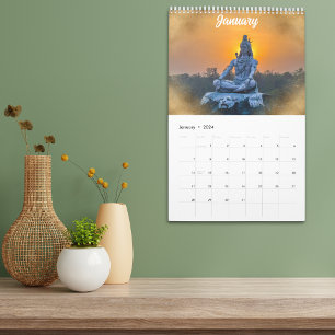 2025 Indian Hindu Deities Idol & Gayatri Mantra Kalender