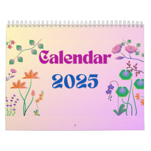 2025 inspirierende Zitate moderner Naturszenen Kalender