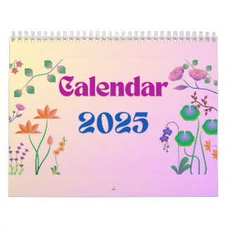 2025 inspirierende Zitate moderner Naturszenen Kalender