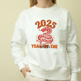 2025 Jahr der Schlange Chinesisches Bienenjahr Sweatshirt