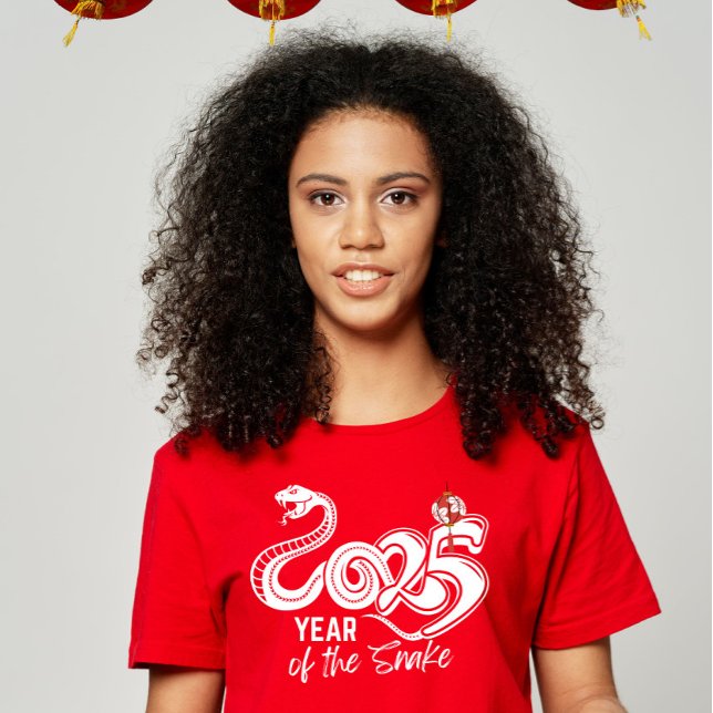 2025 Jahr der Schlange Chinesisches Neujahr T-Shirt (2025 Year of the Snake)