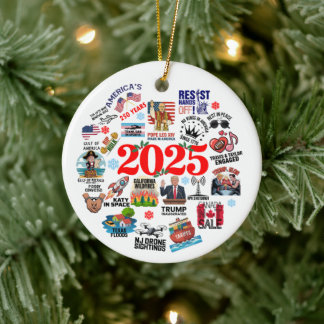 2025 Jahr im Rahmen der Überprüfung der Weihnachts Keramik Ornament