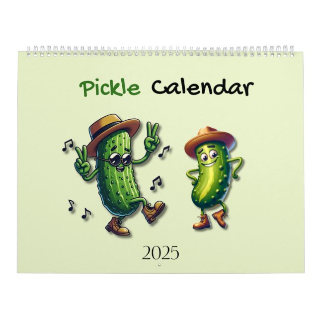 2025 Kalendar Pickle-Zeichen Kalender (Titelbild)