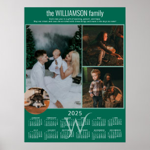 2025 Kalender 4 Fotokollektion Familie wahren Poster