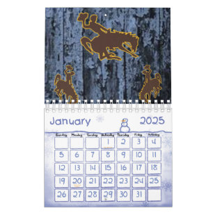 2025 Kalender Cowboy Country Männer