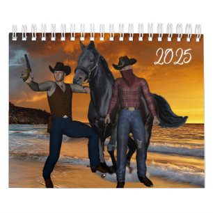 2025 Kalender Cowboy Country Männer