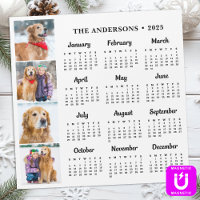 2025 Kalender der Fotos der Personalisierten Hunde
