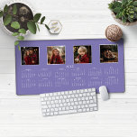2025 Kalender Der moderne Lavendel Lila FotoCollag Schreibtischunterlage<br><div class="desc">2025 Calendar Volljährig Minimalistisch Classic Style Desk Mat Mouse Pad in Lavender Lila, mit Ihrem Namen und 4 Ihrer Lieblings-Fotos! 🌟 Dies ist für 2025 🌟 Diese Version ist in chic Lavender Lila, aber die Farben können leicht angepasst werden! Bitte kontaktieren Sie uns unter cedarandstring@gmail.com , wenn Sie Hilfe beim...</div>
