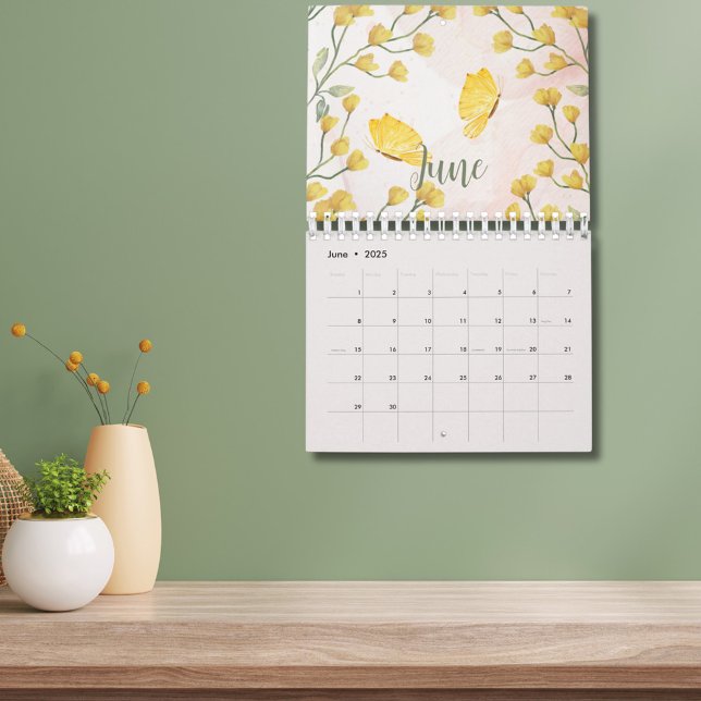 2025 Kalender für Floraliner Wasserfarben (Von Creator hochgeladen)