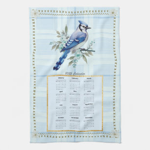 2025 Kalender Handtuch Bluejay 2