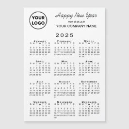 2025 Kalender-Logo-Business-Urlaub Magnetkarte