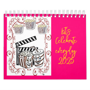 2025 Kalender Popcorn Feiern wir jeden Tag!