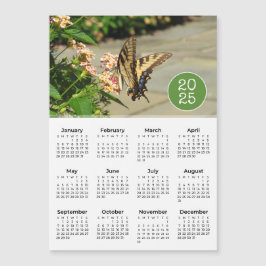 2025 Kalender Schmetterling Foto Magnet
