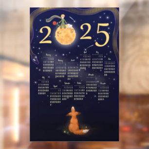 2025 Kalender Sticker Der kleine Prinzkalender.