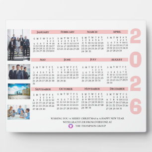 2025 Kalender Unternehmensfoto Weihnachten Neujahr Fotoplatte
