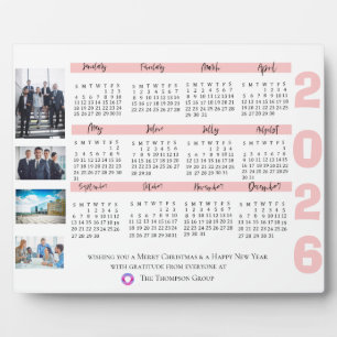2025 Kalender Unternehmensfoto Weihnachten Neujahr Fotoplatte