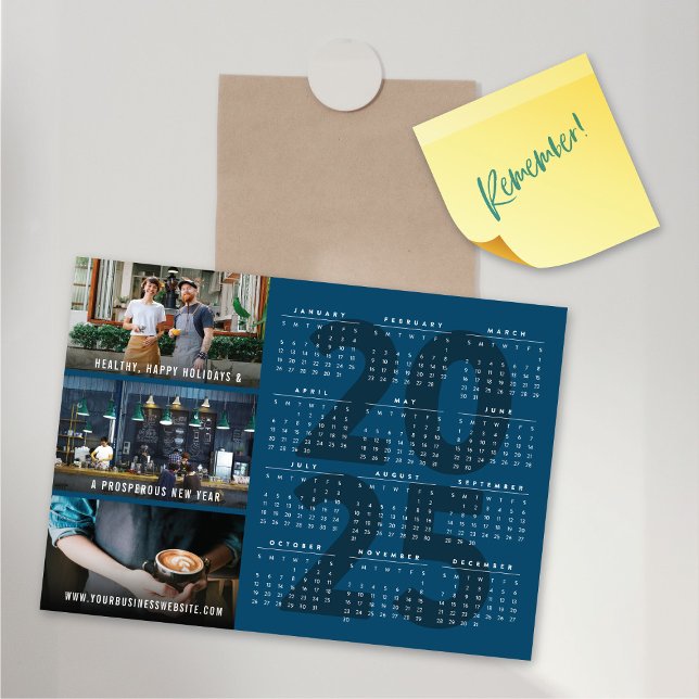 2025 Kalender Urlaub Neujahr Magnetfotokarte Magnetkarte (2025 Calendar Holiday New Year Magnetic Photo Card @ fat_fa_tin)