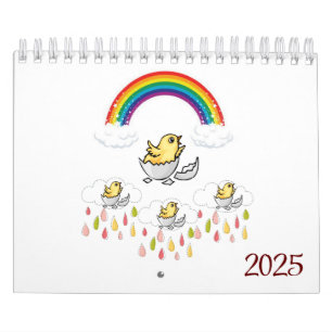 2025 Kalenderchicks - Regenbogen Kalender