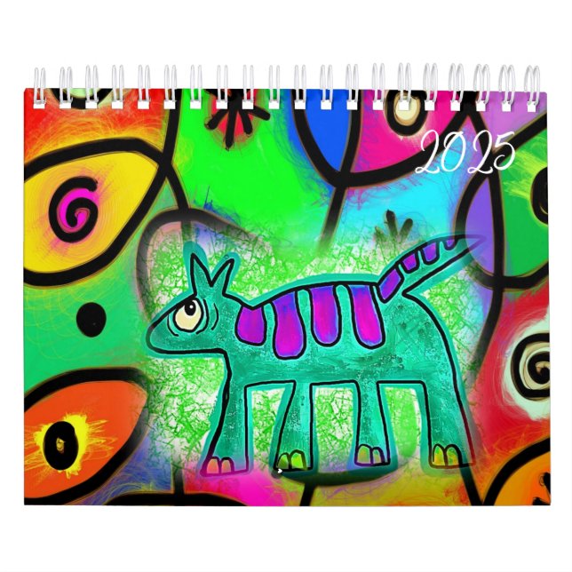 2025 Kalenderkatze Kitten Whimsical Kalender (Titelbild)