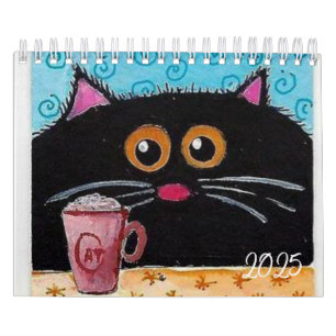 2025 Kalenderkatze Kitten Whimsical Kalender