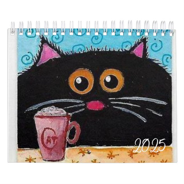 2025 Kalenderkatze Kitten Whimsical Kalender (Titelbild)